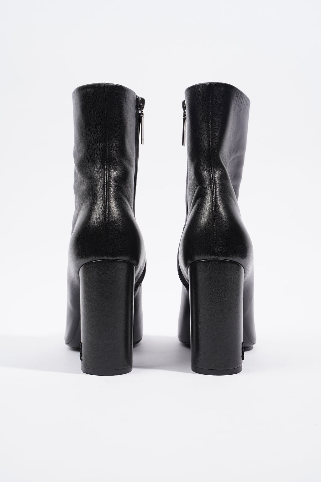 Saint Laurent Lou 95 Boots Black Leather EU 39 UK 6