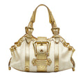 Louis Vuitton Trianon Teda GM Handbag M92391 Gold Ivory Canvas Leather Ladies Louis Vuitton