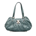 Louis Vuitton Monogram Machina Runner PM Handbag M93442 Blue Shell Pants Ladies LOUIS VUITTON