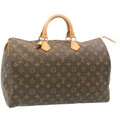 Louis Vuitton Brown Canvas Speedy 40 handbag bag