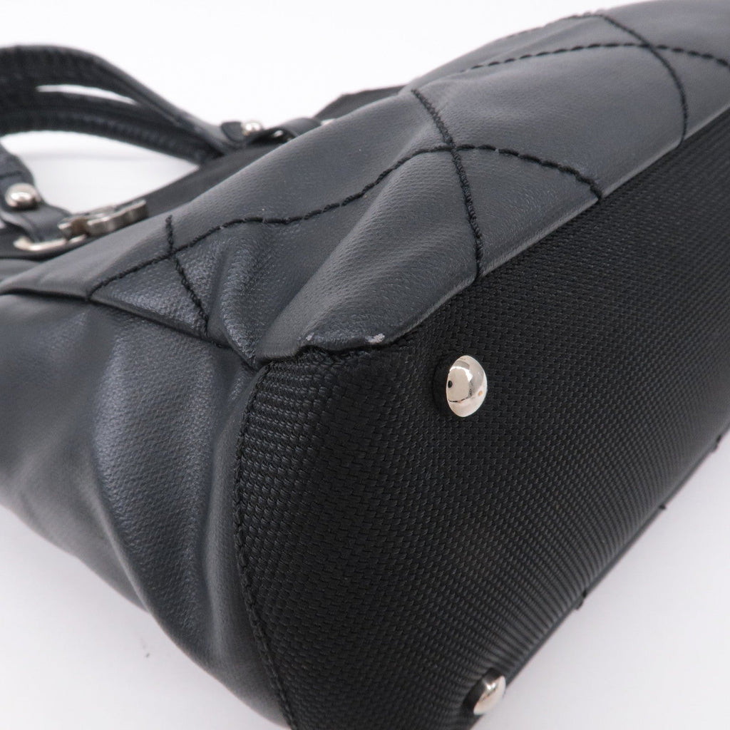 CHANEL Paris Biarritz Coated Canvas Leather Tote Bag PM A34208