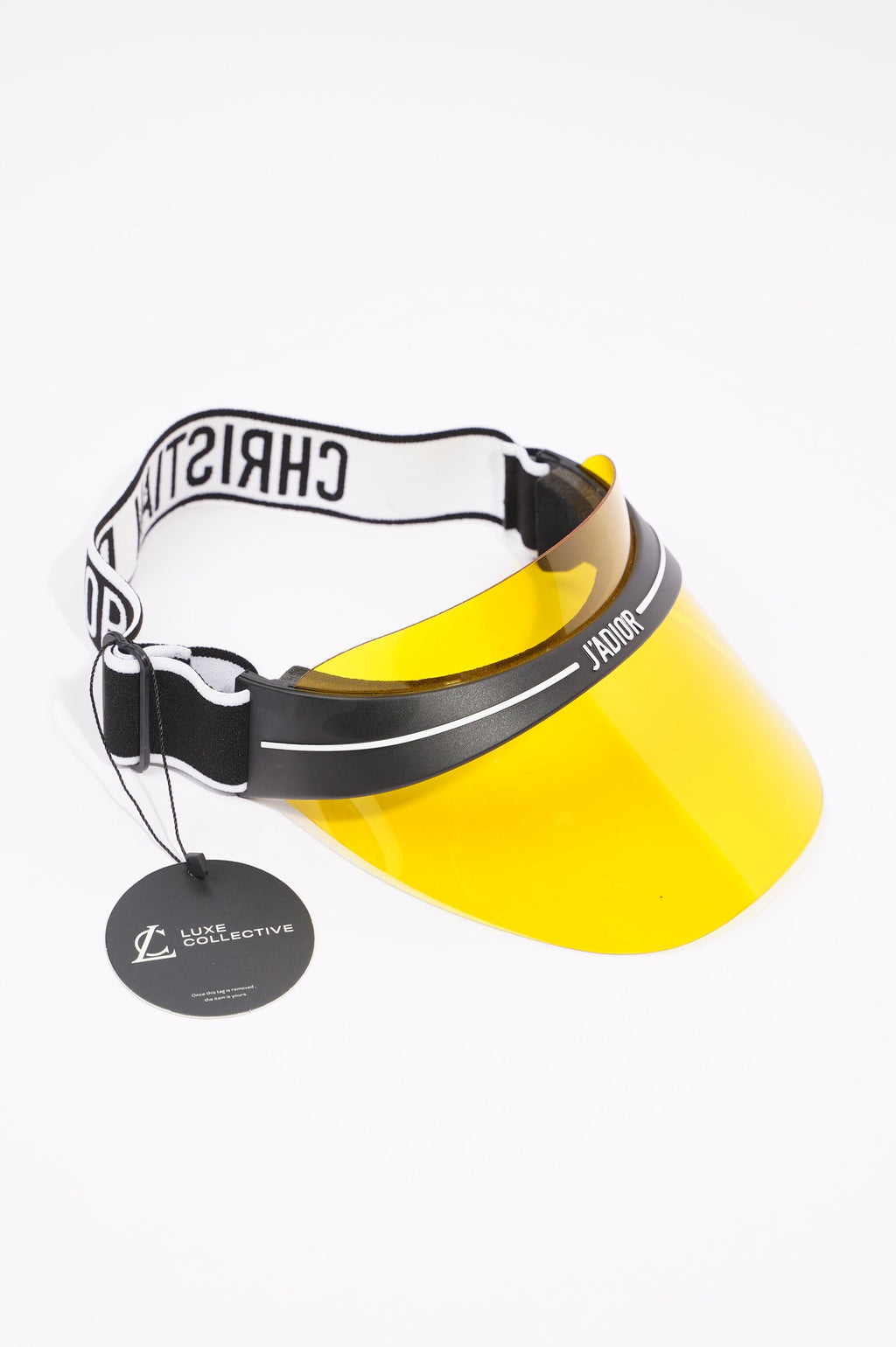 Christian Dior Womens Club 1 Visor Yellow / Black