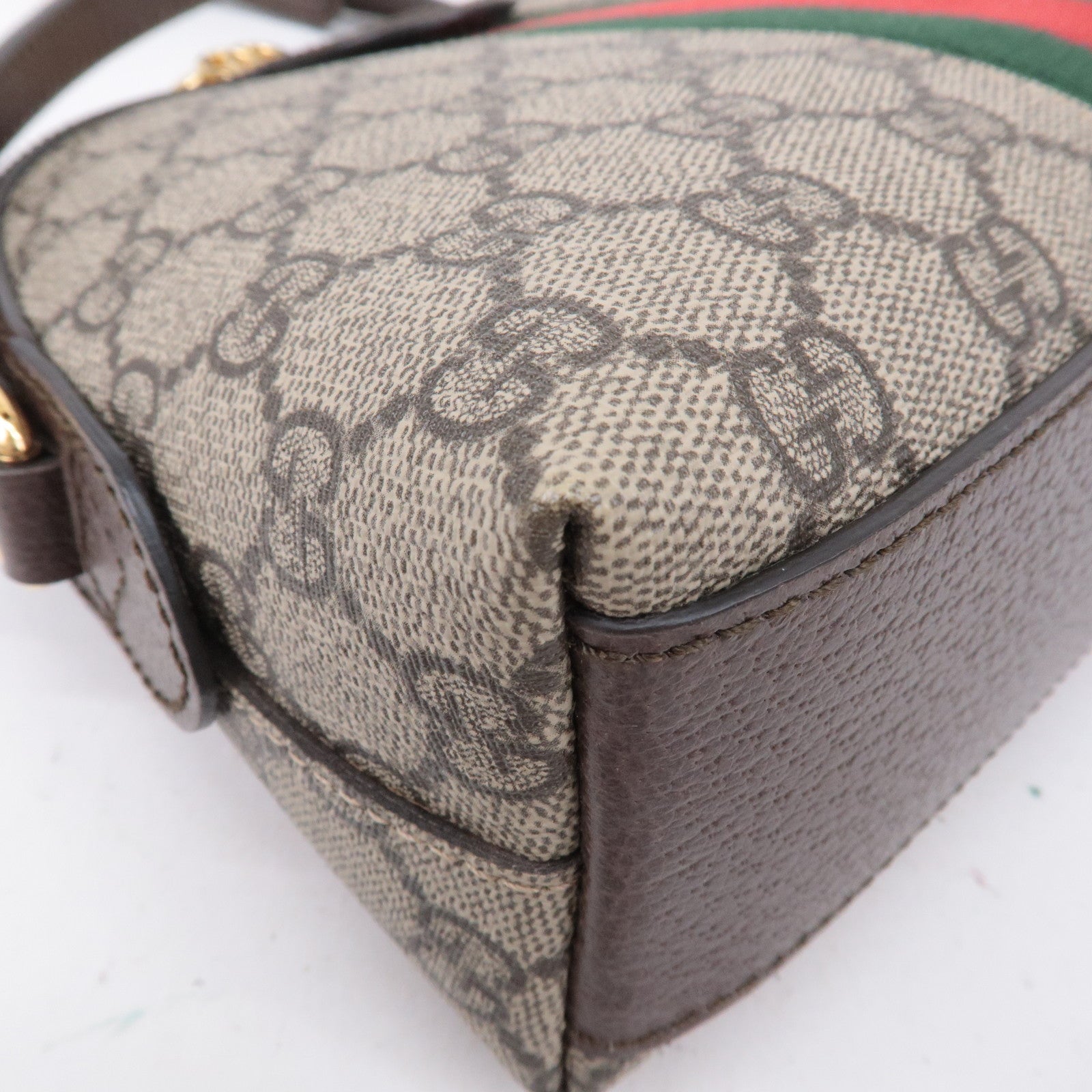 GUCCI Ophidia GG Supreme Leather Shoulder Bag 499621