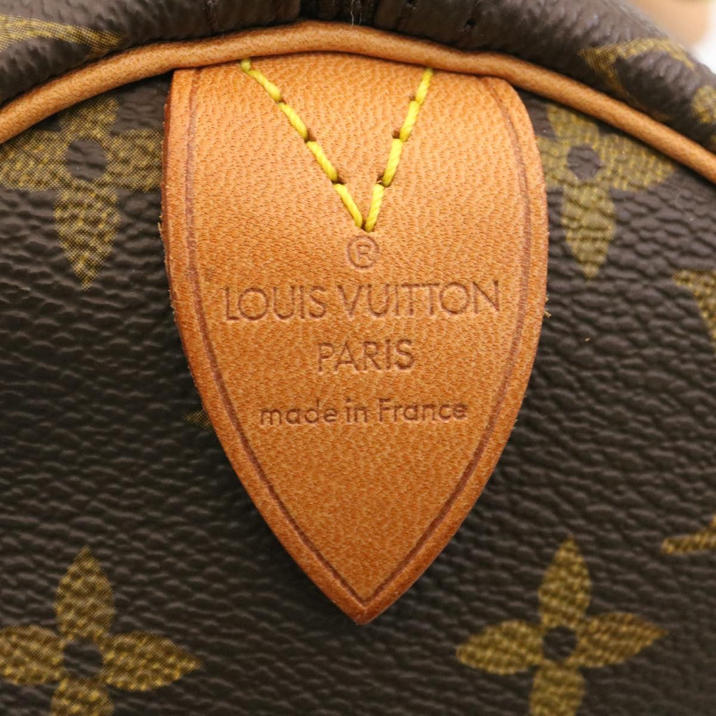 Louis Vuitton Brown Canvas Speedy 40 handbag bag