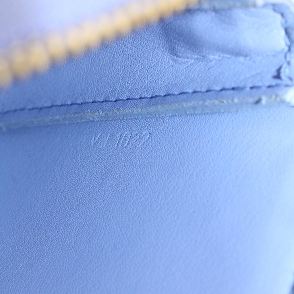 Louis Vuitton Light Blue Patent leather Lexington clutch bag