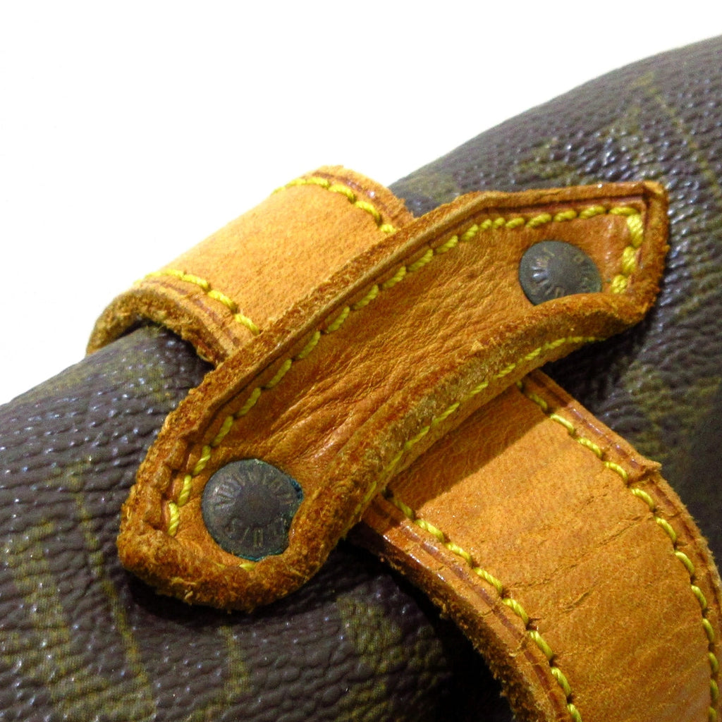 Louis Vuitton Brown Canvas Saumur shoulder bag