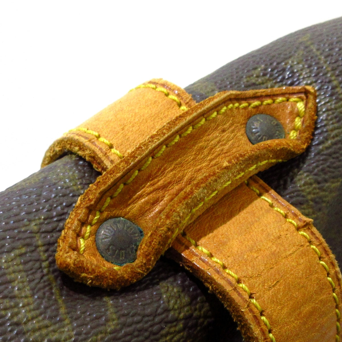 Louis Vuitton Brown Canvas Saumur shoulder bag