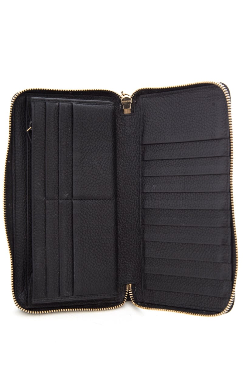 Gucci Black Leather Soho Wallet