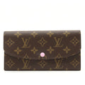 Louis Vuitton Monogram Emily Bifold Long Wallet Rose M61289