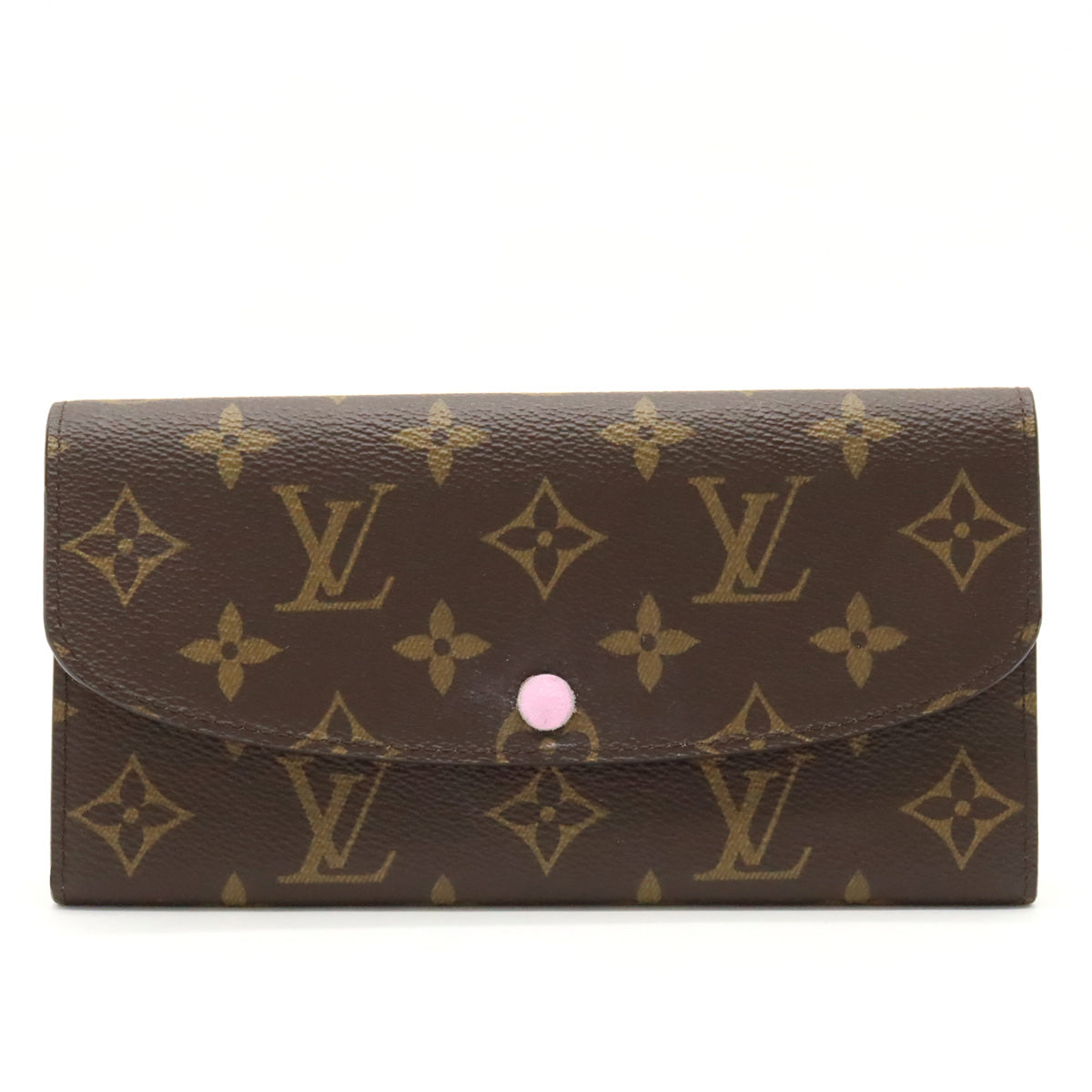 Louis Vuitton Monogram Emily Bifold Long Wallet Rose M61289