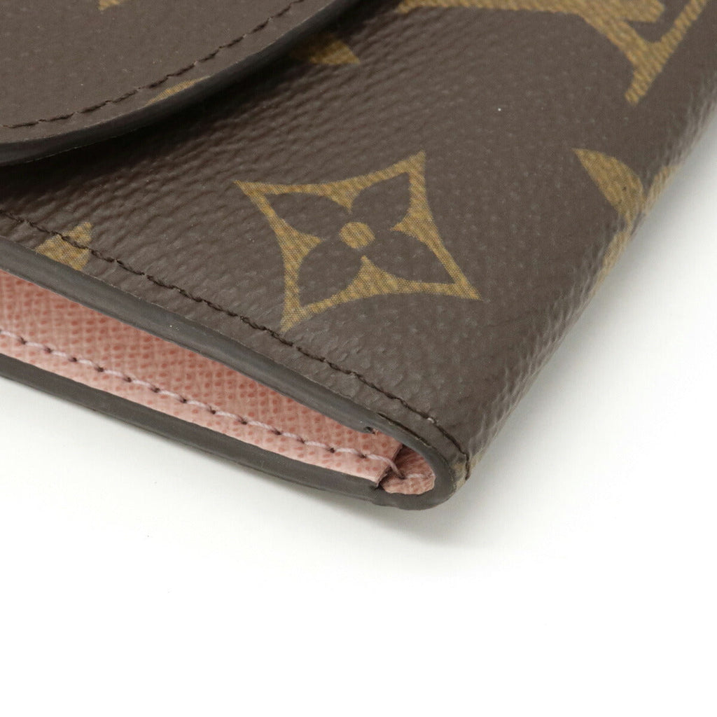 Louis Vuitton Monogram Emily Bifold Long Wallet Rose M61289