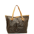 Louis Vuitton Monogram Palermo GM Shoulder Bag M40146 Brown PVC Leather  Louis Vuitton