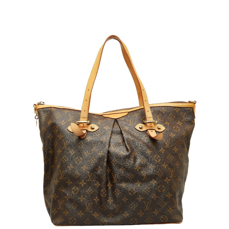 Louis Vuitton Monogram Palermo GM Shoulder Bag M40146 Brown PVC Leather  Louis Vuitton