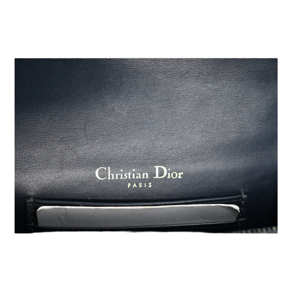 Christian Dior Oblique Saddle Belt Bag Blue