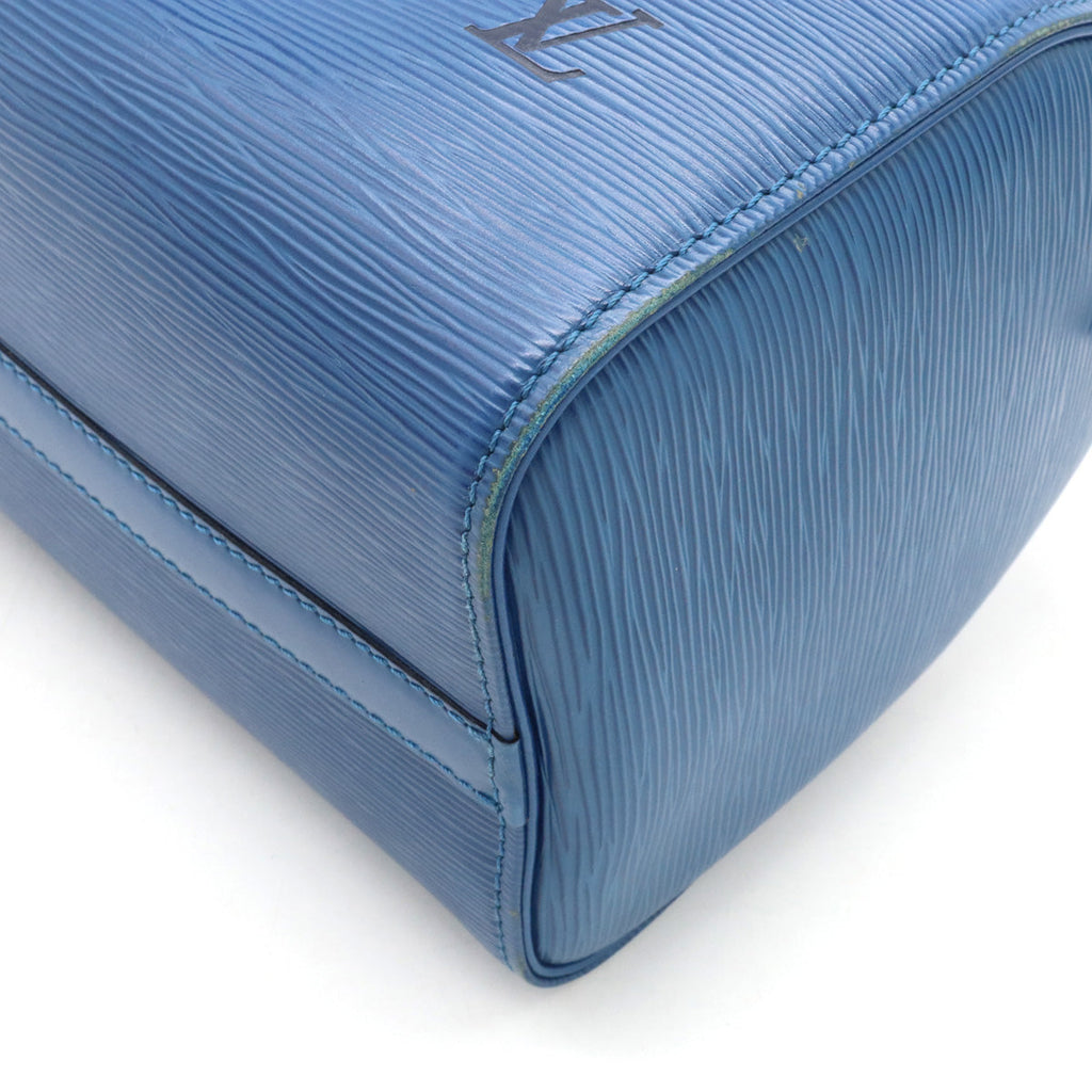 Louis Vuitton Epi Speedy 25 Toledo Blue M43015