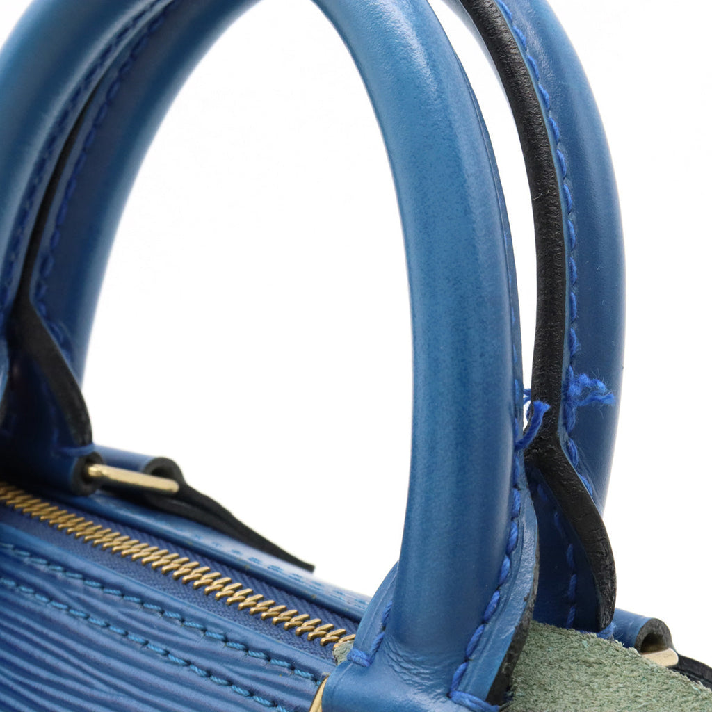 Louis Vuitton Epi Speedy 25 Toledo Blue M43015