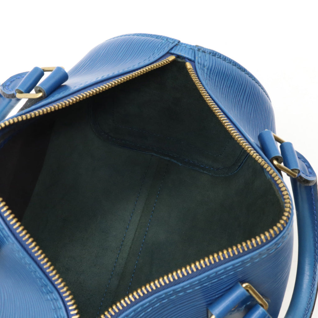 Louis Vuitton Epi Speedy 25 Toledo Blue M43015