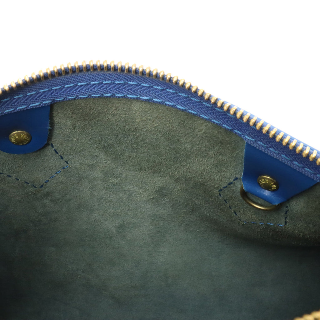 Louis Vuitton Epi Speedy 25 Toledo Blue M43015