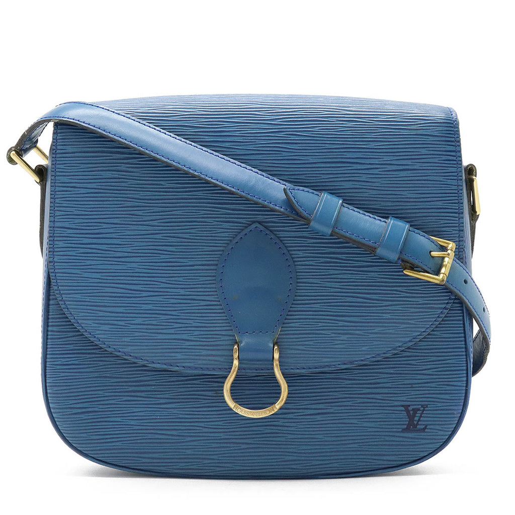 Louis Vuitton Epi Saint Cloud Crossbody Bag Toledo Blue M52195