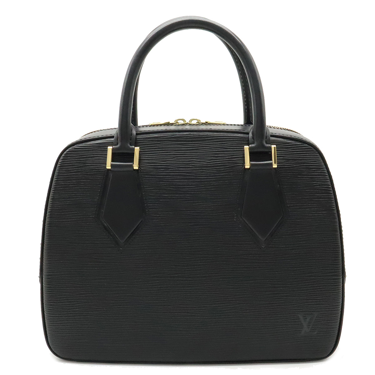 Louis Vuitton Epi Sablon Handbag Leather Noir M52042