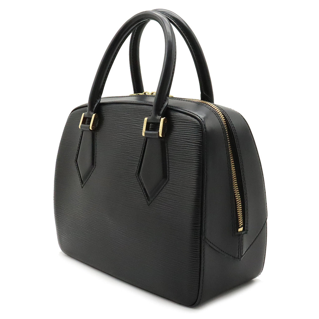Louis Vuitton Epi Sablon Handbag Leather Noir M52042