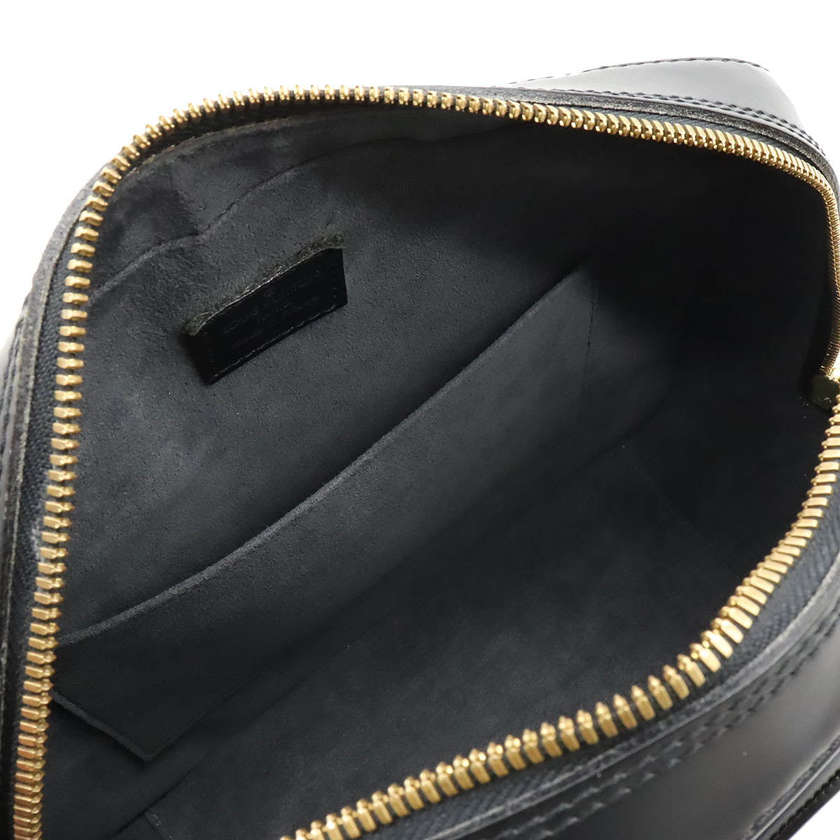 Louis Vuitton Epi Sablon Handbag Leather Noir M52042