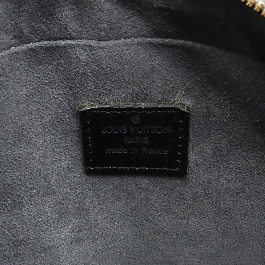 Louis Vuitton Epi Sablon Handbag Leather Noir M52042