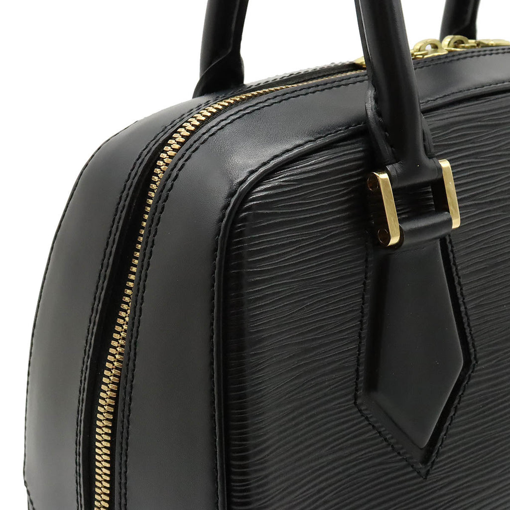 Louis Vuitton Epi Sablon Handbag Leather Noir M52042