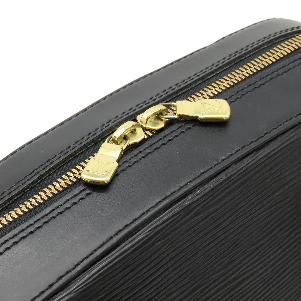 Louis Vuitton Epi Sablon Handbag Leather Noir M52042