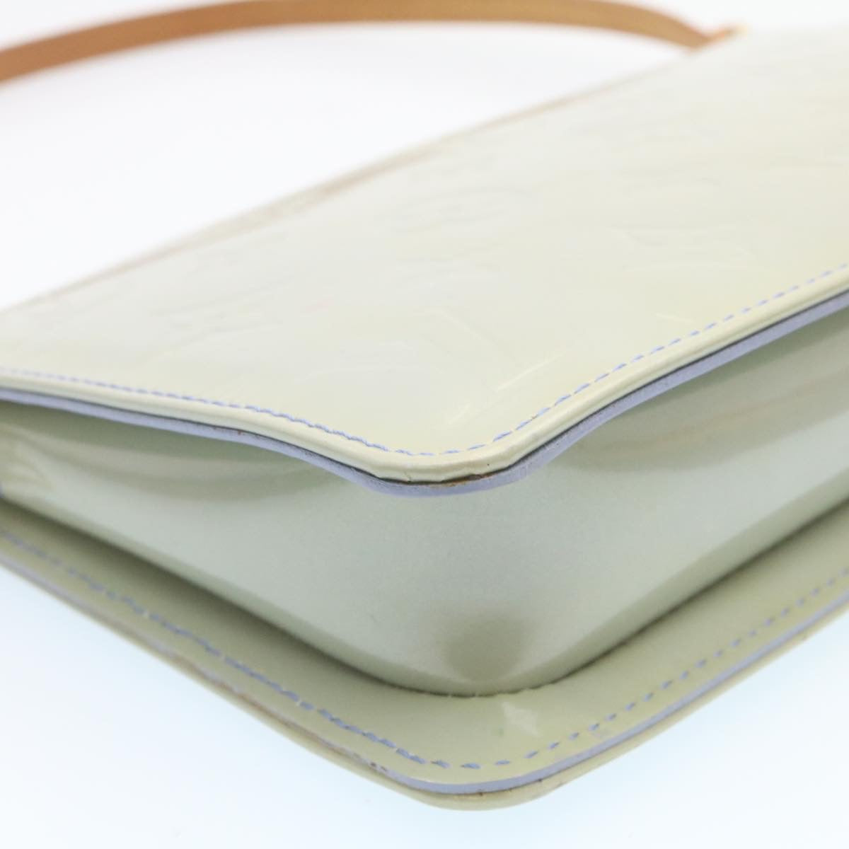 Louis Vuitton Light Blue Patent leather Lexington clutch bag