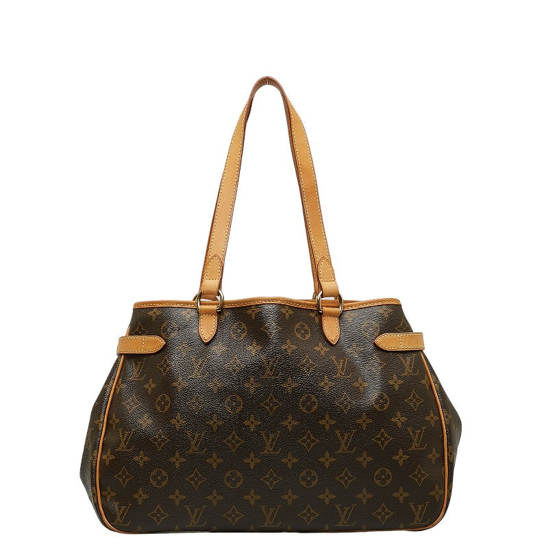 Louis Vuitton Monogram Battalion Horizontal Shoulder Bag M51154 Brown PVC Leather Ladies Louis Vuitton