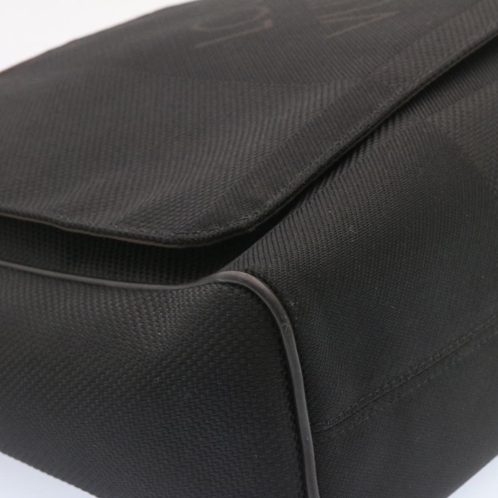 Louis Vuitton Black Canvas Petit messager shoulder bag