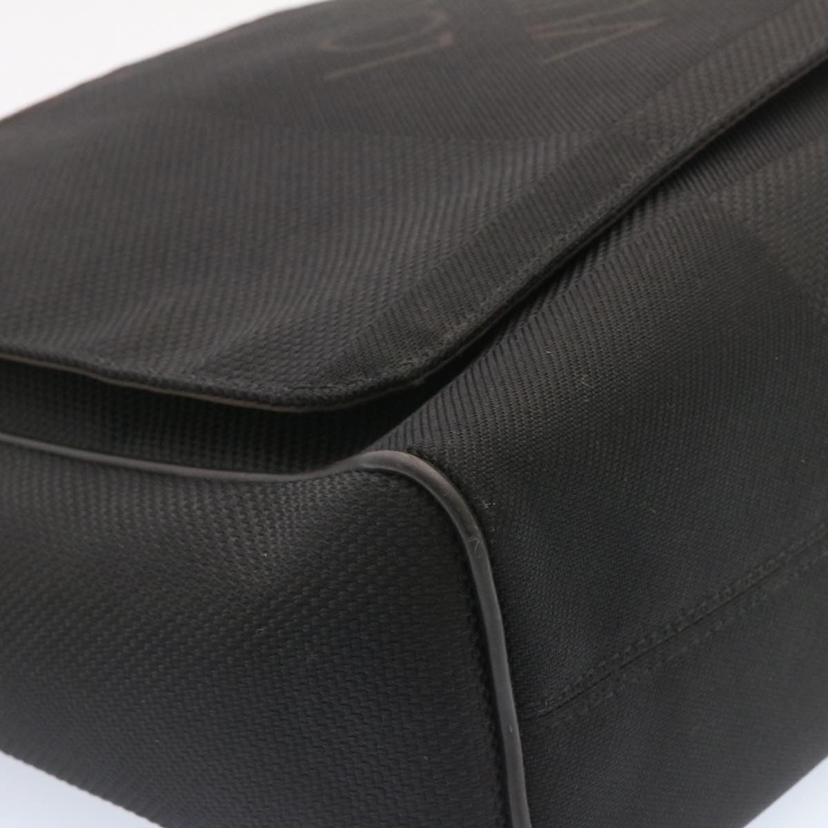 Louis Vuitton Black Canvas Petit messager shoulder bag