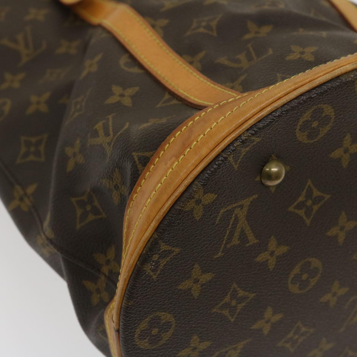Louis Vuitton Gray Canvas Bucket GM shoulder bag