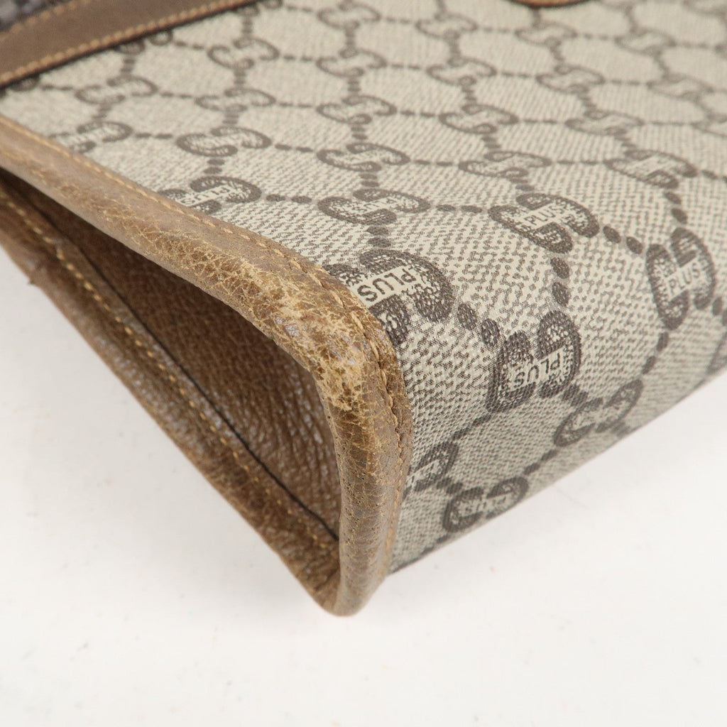 GUCCI Set of 3 Old Gucci Clutch Bag Brown Beige 014.14.0028