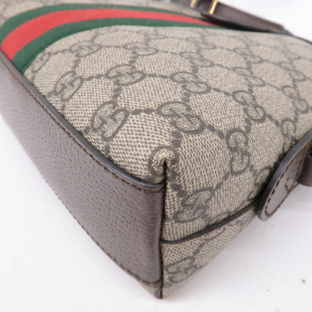 GUCCI Ophidia GG Supreme Leather Shoulder Bag 499621