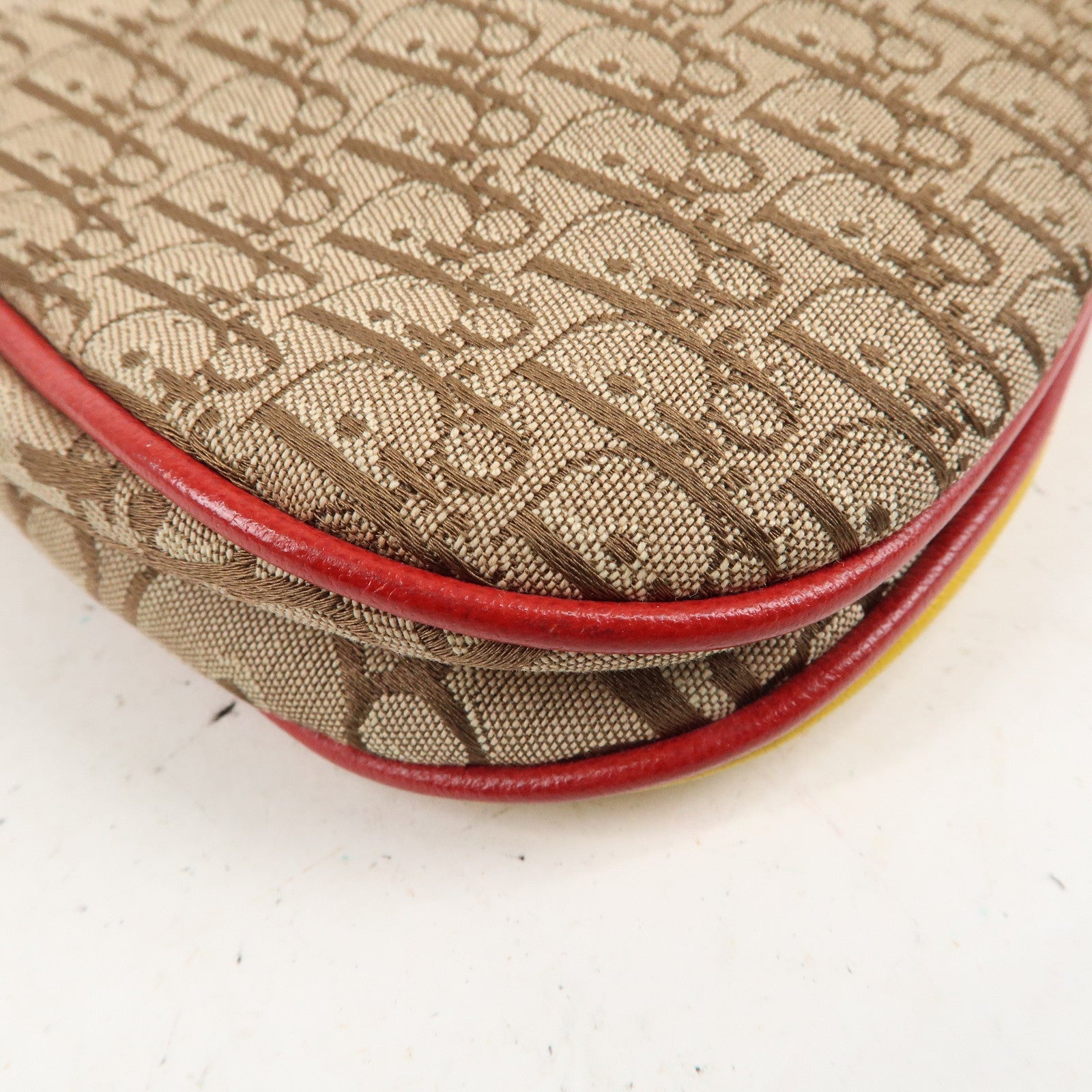Christian Dior Rasta Torotter Canvas Leather Shoulder Bag