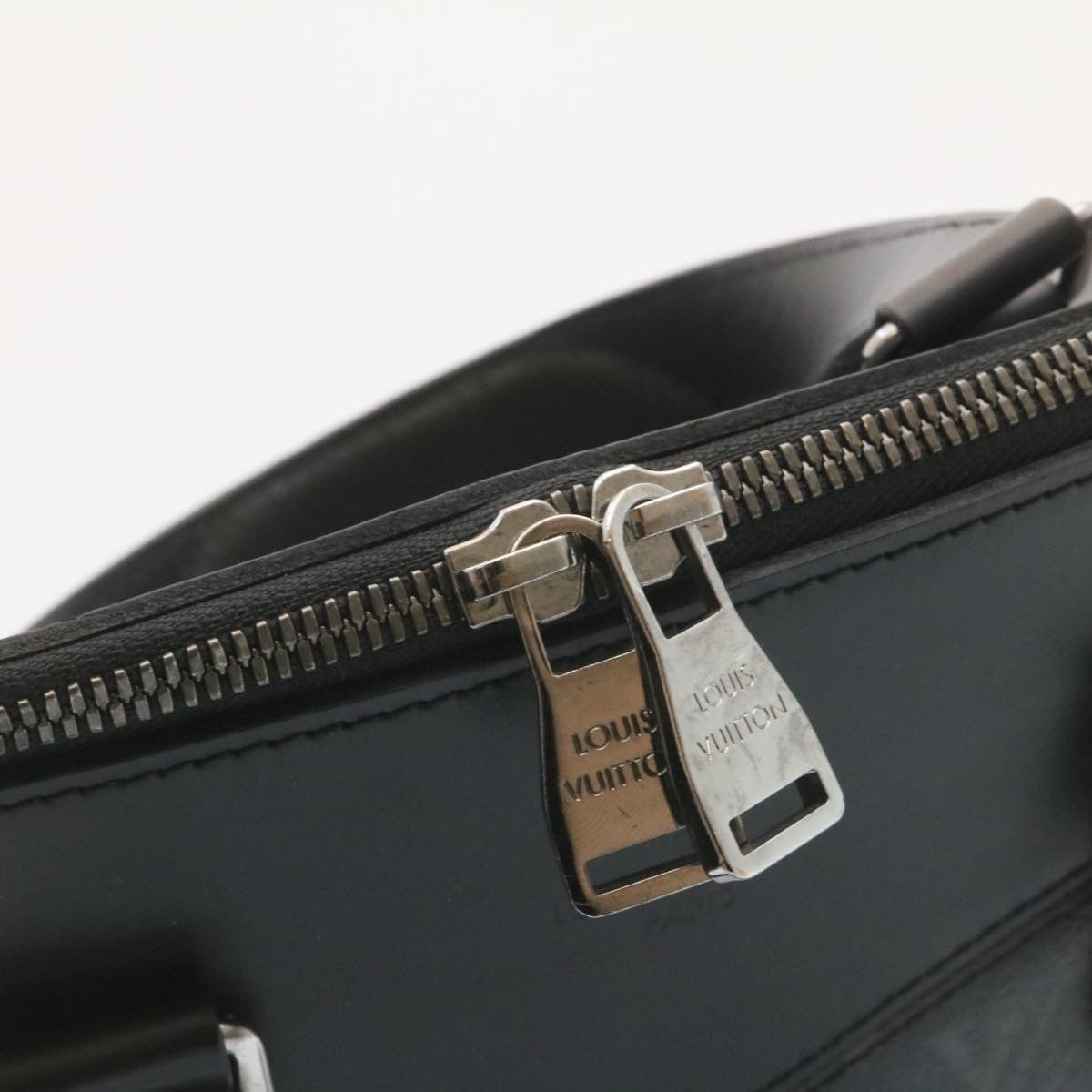 Louis Vuitton Gray Canvas Explorer handbag bag