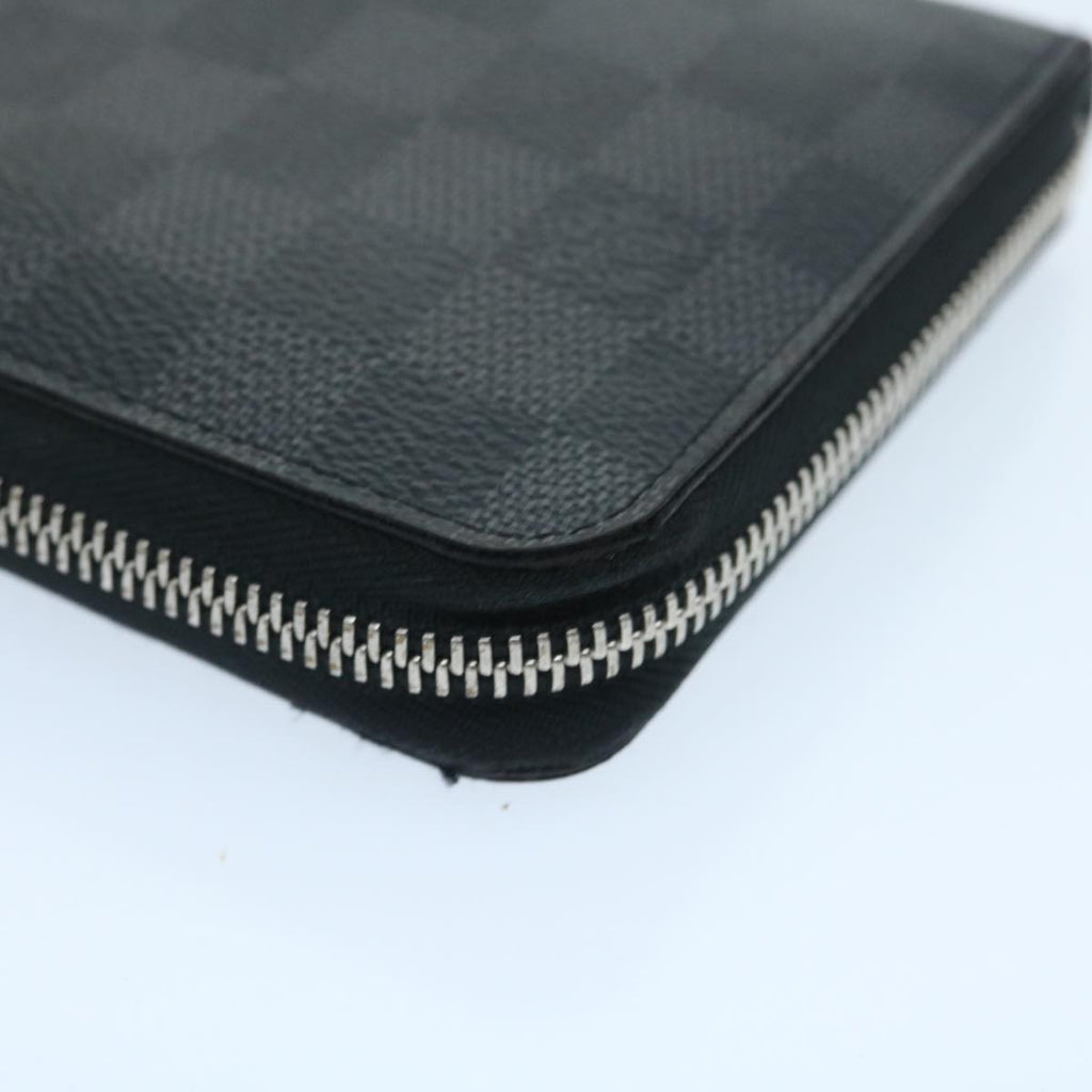 Louis Vuitton Gray Canvas Zippy organizer wallet accessories