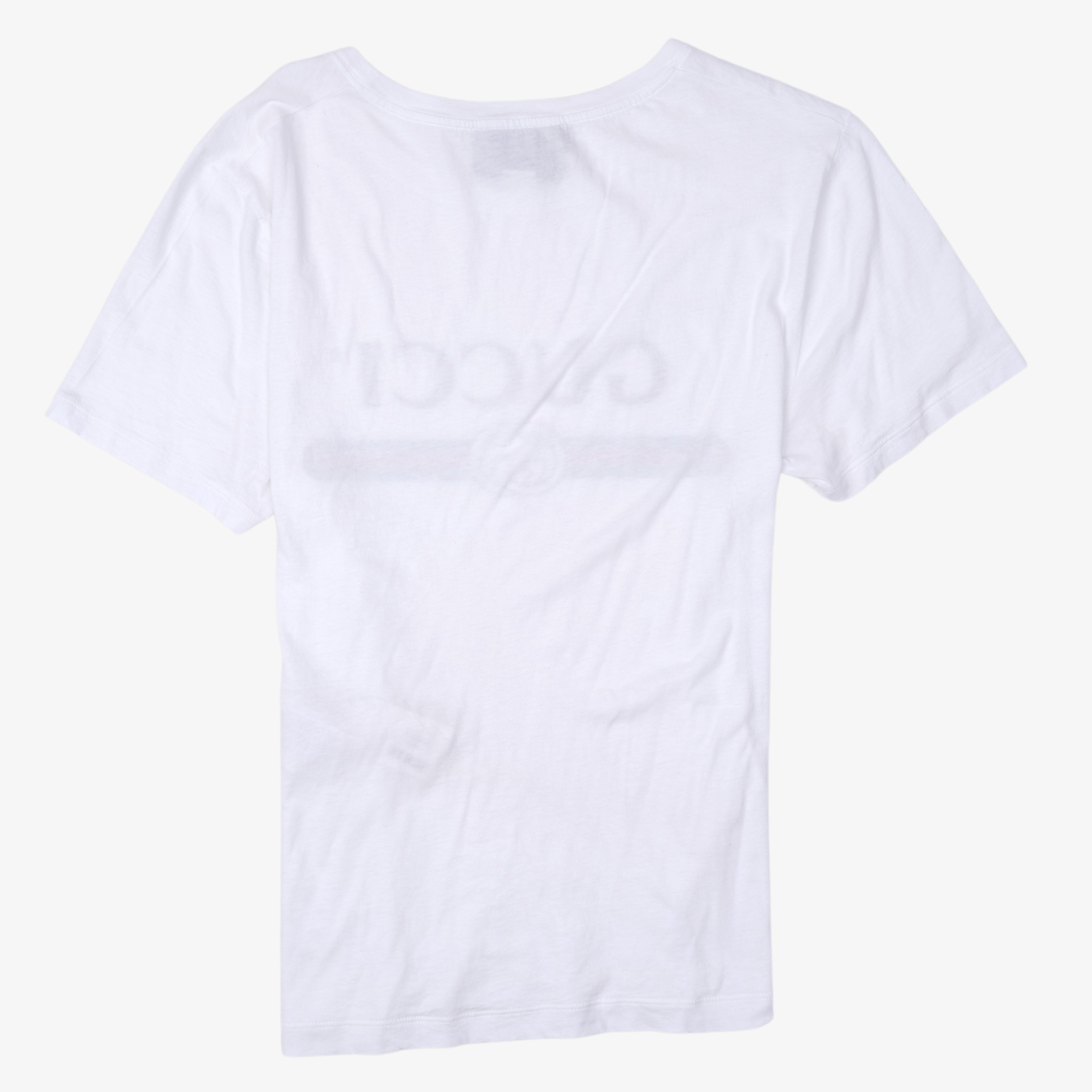 Gucci Mens Fake Logo T-Shirt White S
