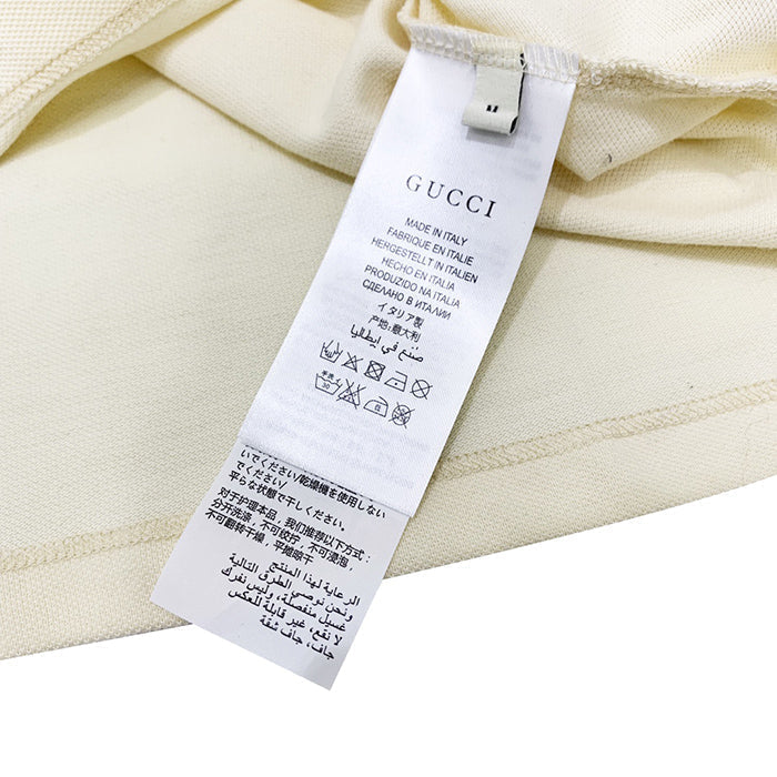 Gucci Reflective Web Oversized Fit Polo Shirt