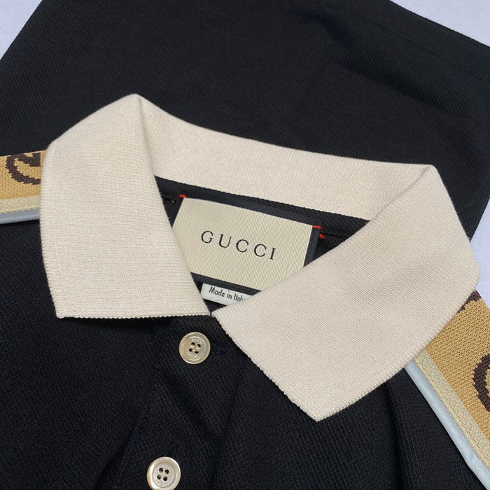 Gucci Reflective Oversized Fit Polo Shirt