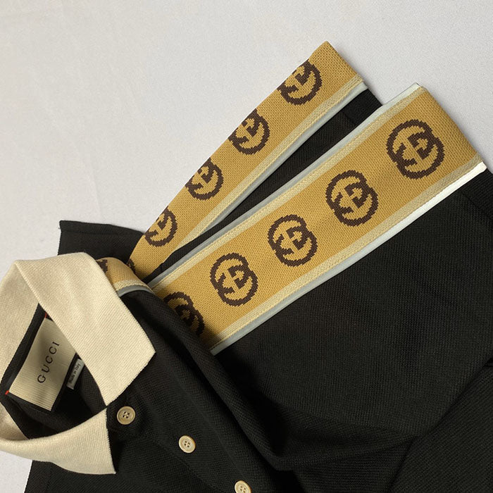 Gucci Reflective Oversized Fit Polo Shirt