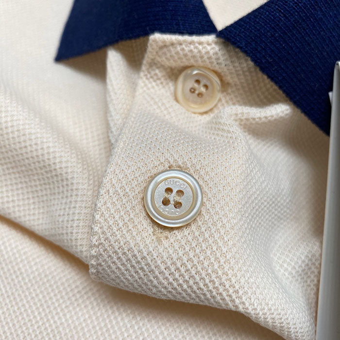 Gucci Reflective Oversized Fit Polo Shirt