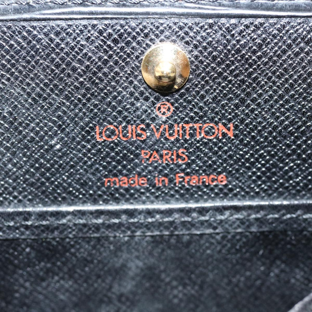 Louis Vuitton Black Leather Epi wallet wallet accessories