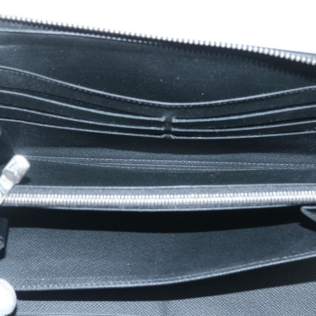 Louis Vuitton Gray Canvas Zippy organizer wallet accessories