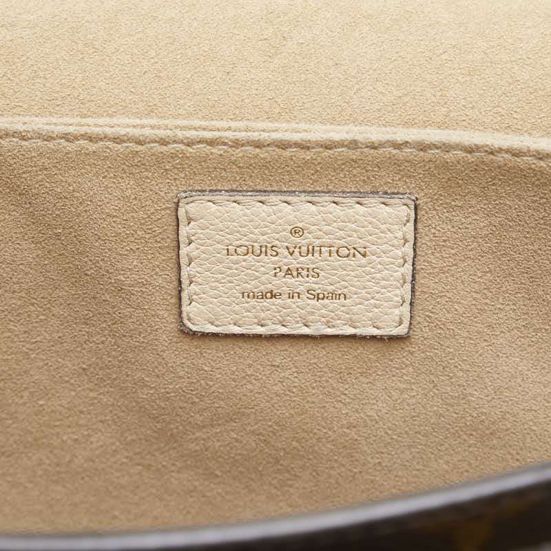 Louis Vuitton Monogram Vocal Handbag 2WAY M44353 Brown White Leather  Louis Vuitton