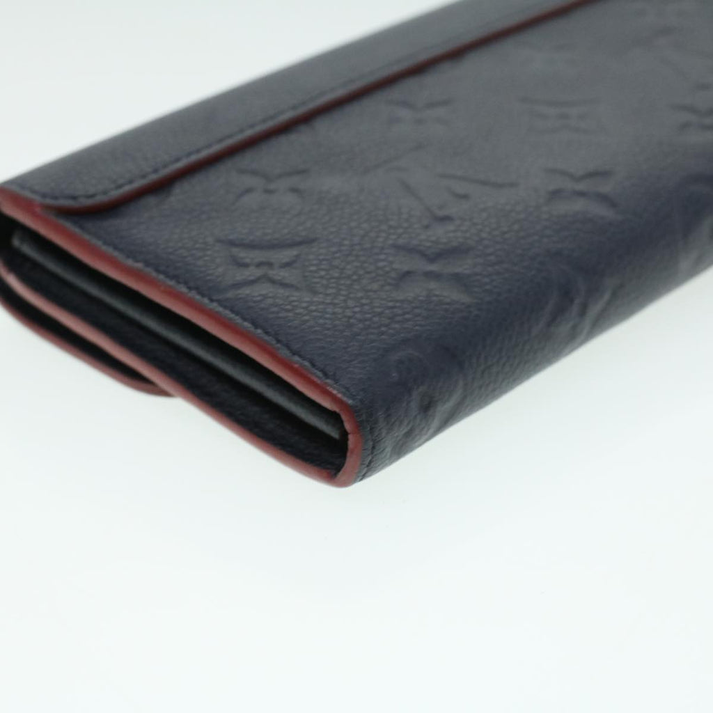 Louis Vuitton Navy Leather Pont Neuf wallet accessories