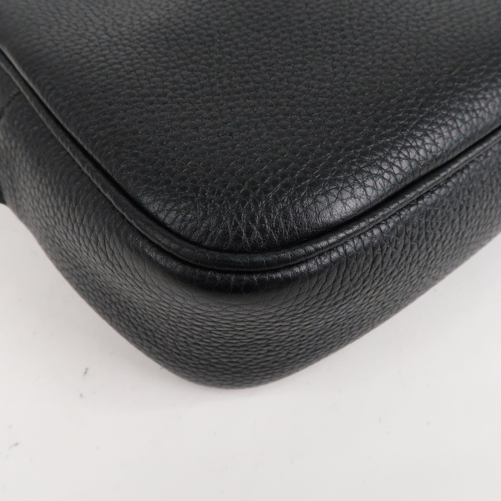 GUCCI SOHO Small Disco Leather Shoulder Bag Black 308364