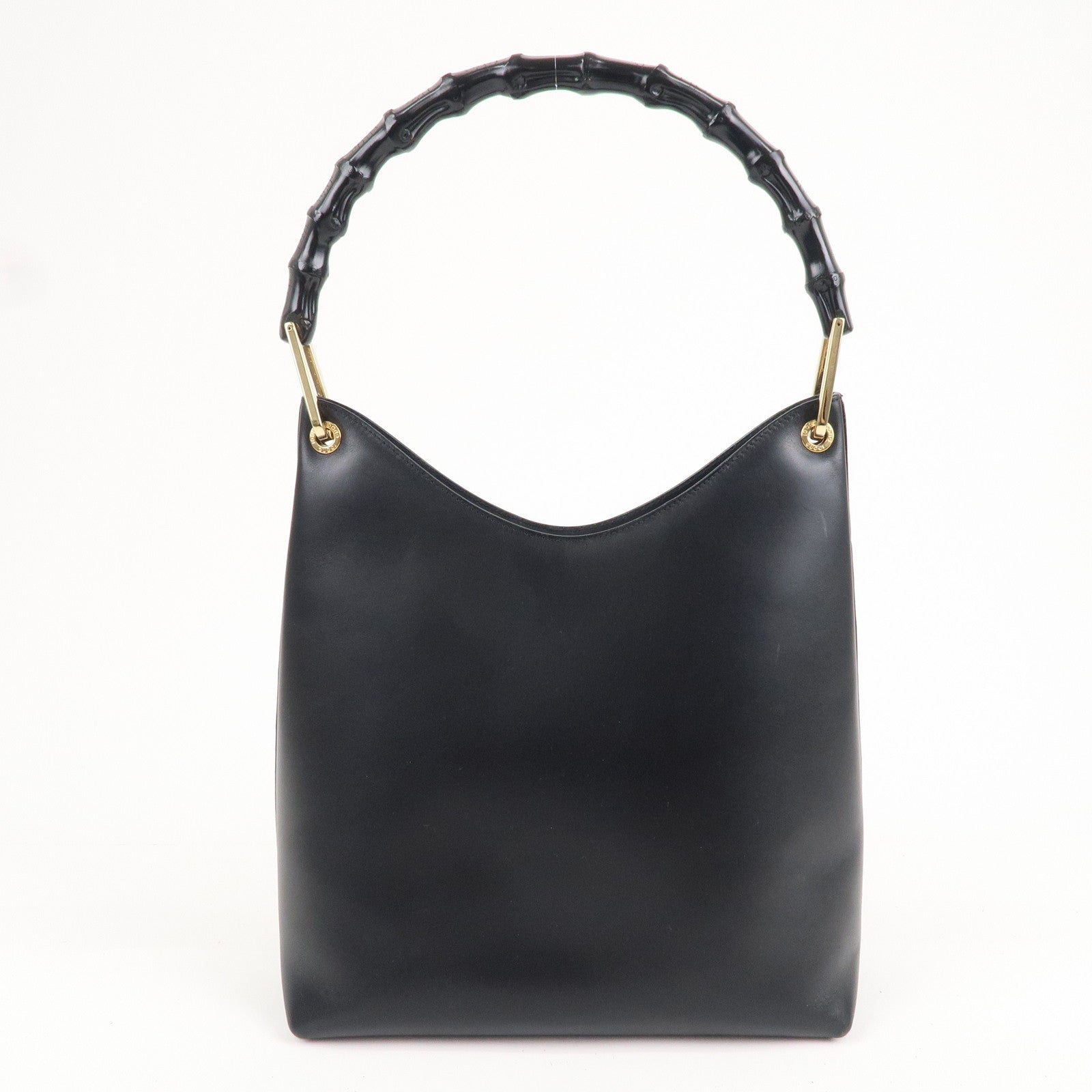 GUCCI Set of 2 Bamboo Leather Shoulder Bag 001.3006/001.1241.3007